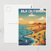 Baja California Postkarte (Vorne/Hinten)