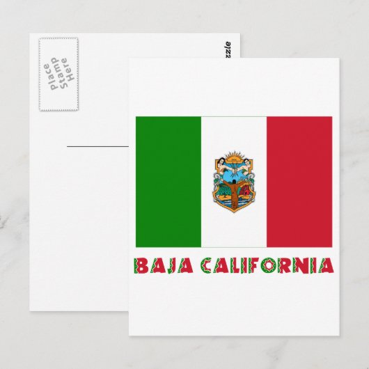 Baja California Postkarte (Vorne/Hinten)