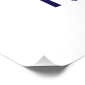 Baja California Sur Mexico Retro-Logo Fotodruck (Ecke)