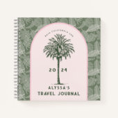 Baja California Sur | Palm Tree Travel Journal Notizblock (Vorderseite)