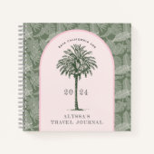 Baja California Sur | Palm Tree Travel Journal Notizblock (Vorderseite)