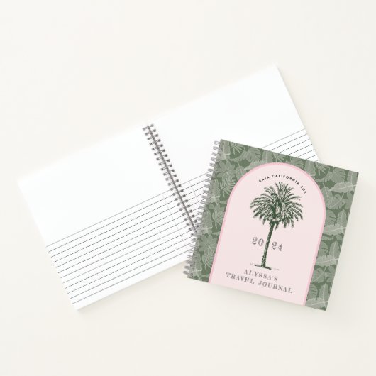 Baja California Sur | Palm Tree Travel Journal Notizblock (Innenseite)
