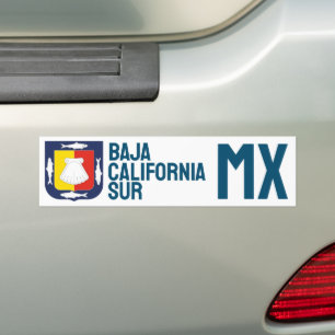 Baja California Sur Wappen Autoaufkleber