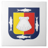 Baja California Sur Wappen Fliese (Vorderseite)