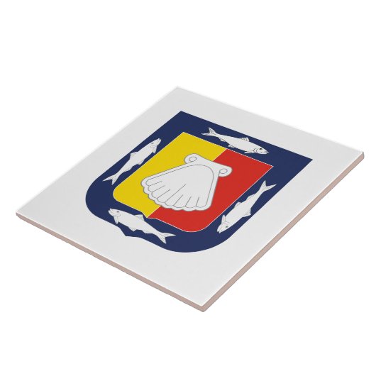 Baja California Sur Wappen Fliese (Seite)