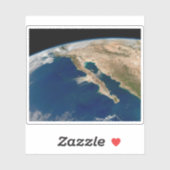 Baja California und die Pazifikküste von Mexiko. Aufkleber (Blatt)