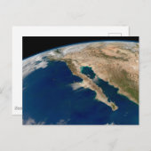 Baja California und die Pazifikküste von Mexiko. Postkarte (Vorne/Hinten)