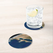 Baja California und die Pazifikküste von Mexiko. Runder Pappuntersetzer (Vor Ort)