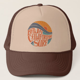 Baja Californian Surf Vintage Trucker-Mütze Truckerkappe