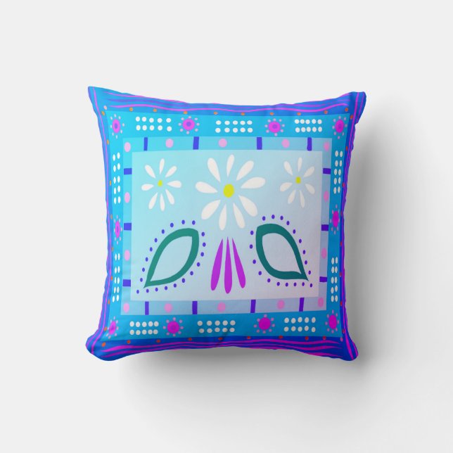 Baja Fiesta Throw Kissen (Vorderseite)