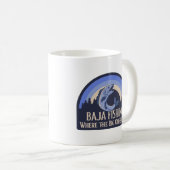 Baja Fischerei Kaffeetasse (VorderseiteRechts)