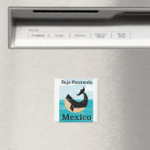 Baja Halbinsel Mexiko Reiseplakat Magnet (In Situ (Geschirrspüler))