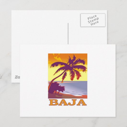 Baja Postkarte (Vorne/Hinten)