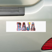 Baja Postkarte Autoaufkleber (Auf Auto)