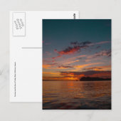 Baja Sunrise 03 Postkarte (Vorne/Hinten)
