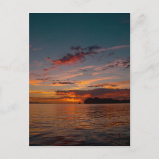 Baja Sunrise 03 Postkarte
