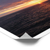 Baja Sunrise Poster (Ecke)