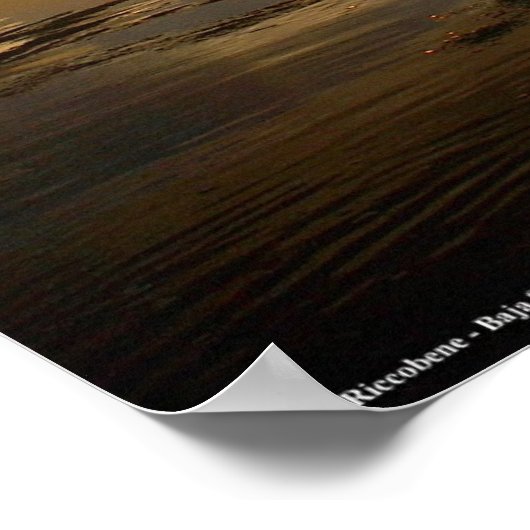 Baja Sunset Poster (Ecke)