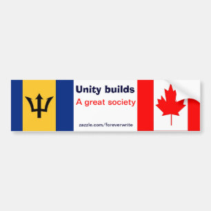 bajan Kanadier Autoaufkleber