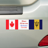 Bajan-kanadische Autoaufkleber (Auf Auto)