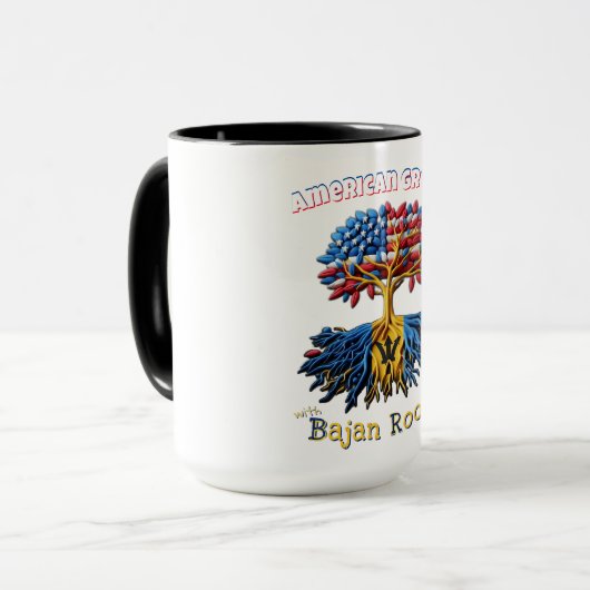 Bajan Roots 001 Tasse (Vorderseite Links)