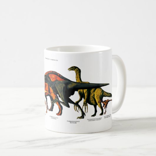 Bajanzags Dinosaurier Kaffeetasse (VorderseiteRechts)