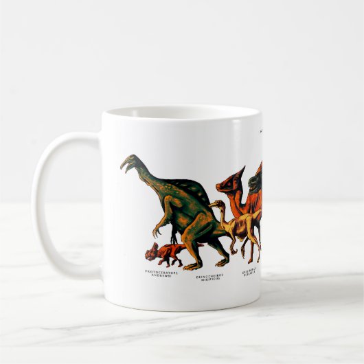 Bajanzags Dinosaurier Kaffeetasse (Links)