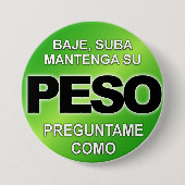 Baje Suba Mantega SU Peso, Preguntame Como Knopf Button (Vorderseite)
