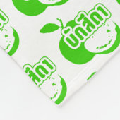 Bak Sida Ō Farang geschrieben in Thai Isaan Dialec Fleecedecke (Ecke)