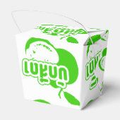 Bak Sida Ō Farang geschrieben in Thai Isaan Dialec Geschenkschachtel (Rückseite)