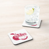 Bak Sida Ō Farang geschrieben in Thai Isaan Dialec Getränkeuntersetzer (Rechte Seite)