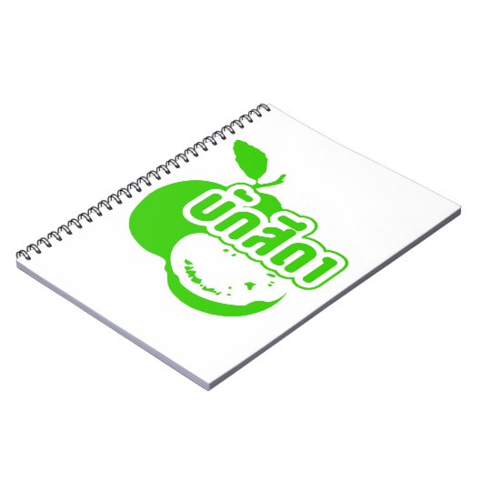 Bak Sida Ō Farang geschrieben in Thai Isaan Dialec Notizblock (Linke Seite)