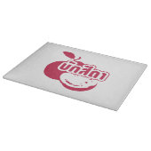 Bak Sida Ō Farang geschrieben in Thai Isaan Dialec Schneidebrett (Ecke)