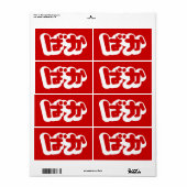 BAKA ば か ~ Fool in Japanisch Hiragana Script (Vorne)