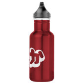 BAKA ば か ~ Fool in Japanisch Hiragana Script Edelstahlflasche (Rechts)