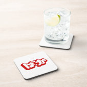 BAKA ば か ~ Fool in Japanisch Hiragana Script Getränkeuntersetzer (Rechte Seite)