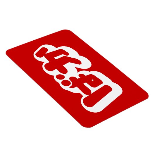 BAKA ば か ~ Fool in Japanisch Hiragana Script Magnet (Rechte Seite)