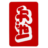 BAKA ば か ~ Fool in Japanisch Hiragana Script Magnet (Vertikal)