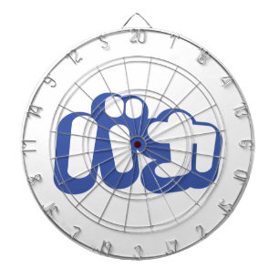 BAKA カ ~ Fool in japanischer Katakana-Schrift Dartscheibe