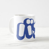 BAKA カ ~ Fool in japanischer Katakana-Schrift Kaffeetasse (Vorderseite Links)