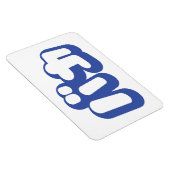 BAKA カ ~ Fool in japanischer Katakana-Schrift Magnet (Rechte Seite)