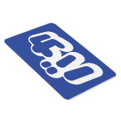 BAKA カ ~ Fool in japanischer Katakana-Schrift Magnet (Rechte Seite)