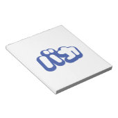 BAKA カ ~ Fool in japanischer Katakana-Schrift Notizblock (angewinkelt)