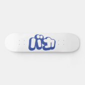 BAKA カ ~ Fool in japanischer Katakana-Schrift Skateboard (Horizontal)