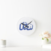 BAKA バカ ~ Dummkopf in den japanischen Katakana Runde Wanduhr (Zuhause)