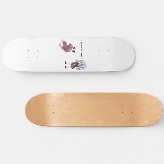 Baka Anime Chibi  Skateboard Deck (Horizontal)