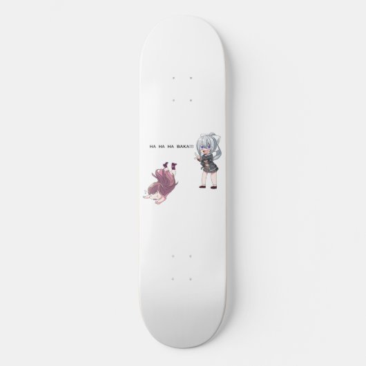 Baka Anime Chibi  Skateboard Deck (Vorderseite)