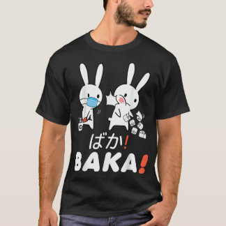 Baka Idiot Kaninchen Anime Japon mit Maske & To T-Shirt