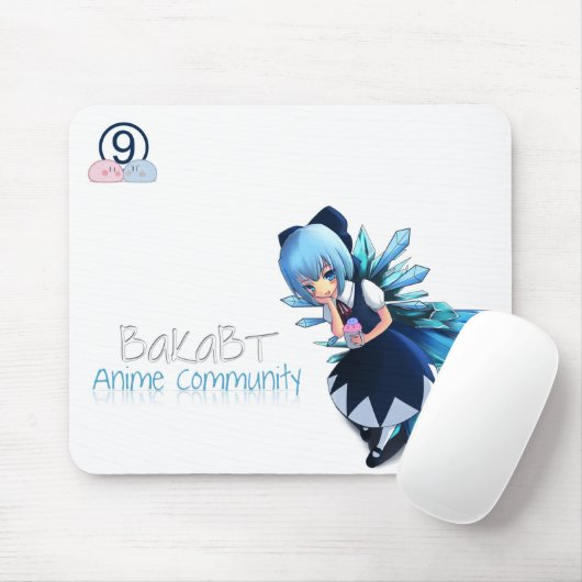 BakaBT Mausunterlage Mousepad (Mit Mouse)