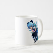 BakaBT schlichte weiße Tasse (VorderseiteRechts)